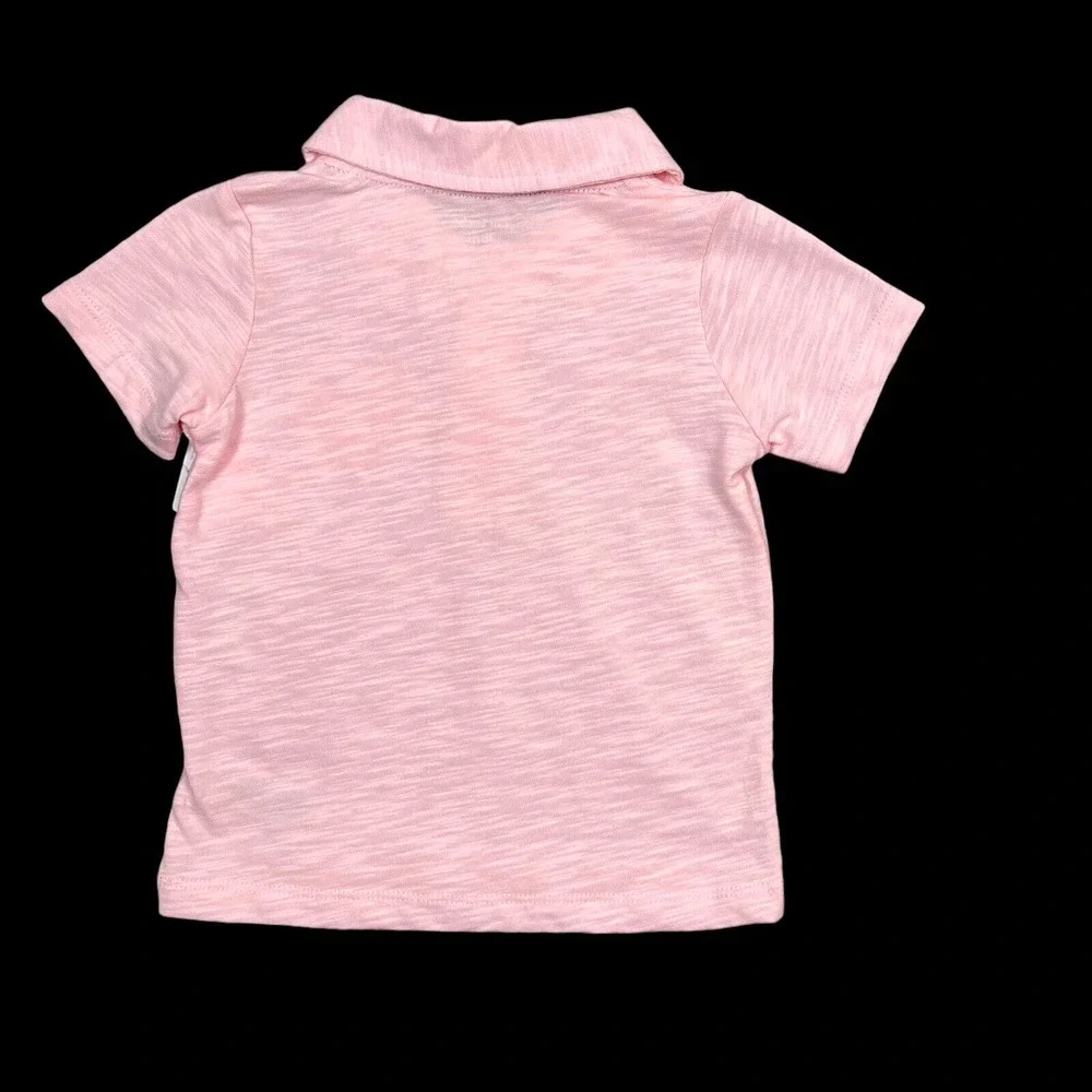 Carters‎ Baby Boys 3Pc Polo Shirt Bodysuit Shorts Outfit Set 3 Months Blue Pink